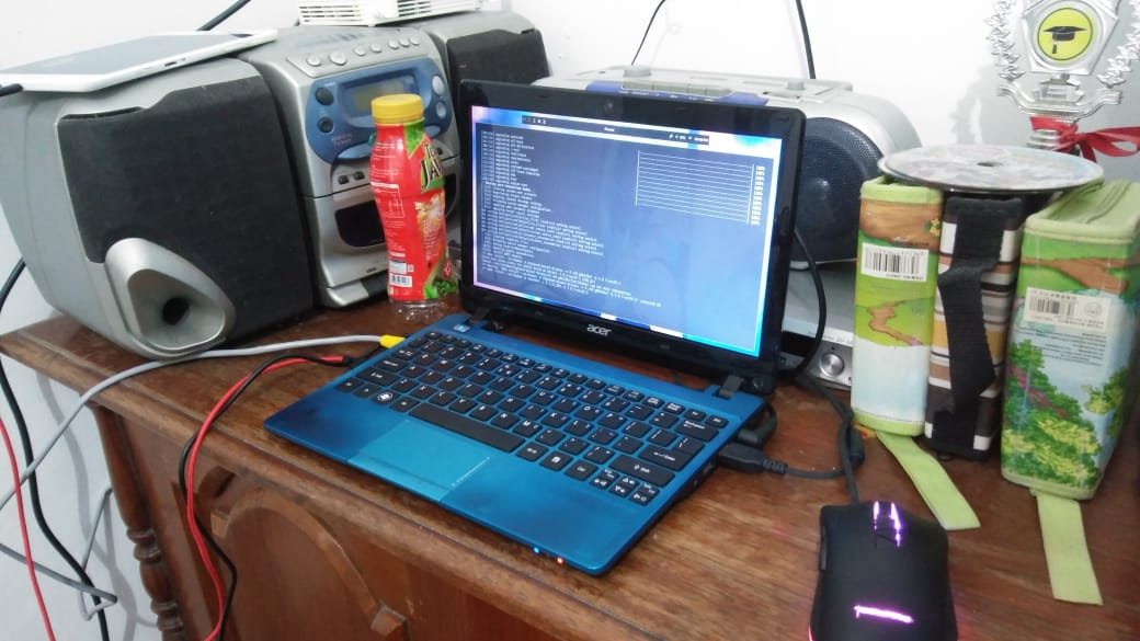 The desk setup in 2020